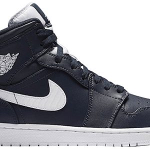 Air Jordan 1 Retro Mid Obsidian’ 554724-402 Domahi Store