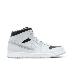 Air Jordan 1 Retro Mid Pure Platinum Metallic 554724-032 Domahi Store