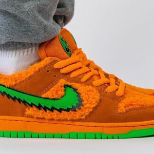 Grateful Dead x Dunk Low SB Orange Bear CJ5378-800 Mattress Sneaker Store