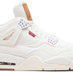 Levi’s x Air Jordan 4 Retro White Denim’ AO2571-100 Domahi Store