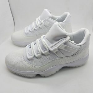 Nike Air Jordan 11 XI Retro Low Premium GS 9Y Frost White Triple Men 9 Shoes
