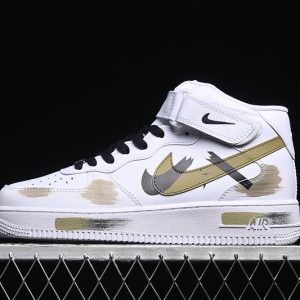 AIR FORCE 1 07 MID WHITE/GREEN/GREY CW2289-111
