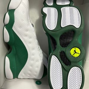Air Jordan 13 joint white and green