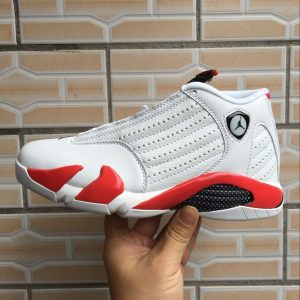 Nike Air Jordan XIV 14 Retro Men Basketball Shoes White Red