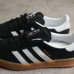 adidas Gazelle Black White Gum