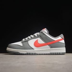 (GS) Nike Dunk Low Next Nature 'Smoke Grey Light Crimson' FB8038-001