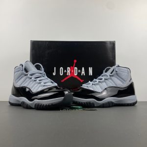 Jordan's 11th generation Air Jordan 11 gray black real 50! Cargo number CT8012-6005