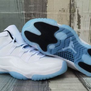 Jordan 11 Retro White / Legend Blue - Black