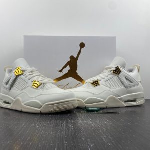 (WMNS) Air Jordan 4 Retro 'Metallic Gold' AQ9129-170