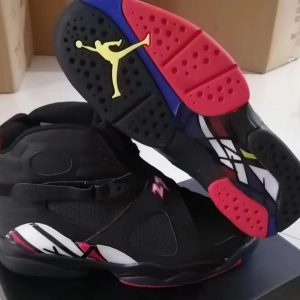 NIKE AIR JORDAN 8 RETRO BLACK "PLAYOFFS (GS) SZ 6.5Y -WOMENS SZ 8 305319