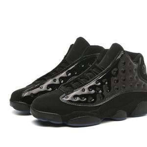 Basket Air Jordan 13 Retro High Chaussures de Running Femme Homme-le noir