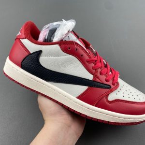 Travis Scott x Air Jordan 1 Chicago White Black Red Hook DZ4137-700