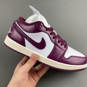 (WMNS) Air Jordan 1 Low 'White Fireberry' DC0774-161