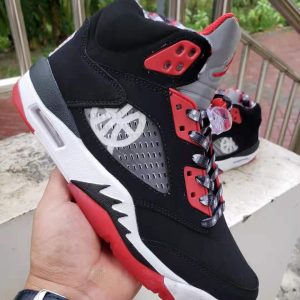 Air Jordan 5 Black and Red