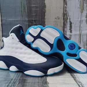 Air Jordan 13 Obsidian Powder Blue White