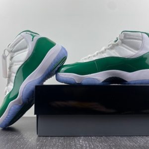 The Air Jordan 11 White/Green