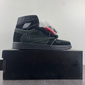 Nike Air Jordan 1 Low Travis Scott Phantom Size 9.5 DM7866-001 OG Black Olive
