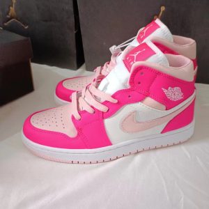 Nike Air Jordan 1 Mid GS Fierce Pink Men's Shoes - FD8780 116