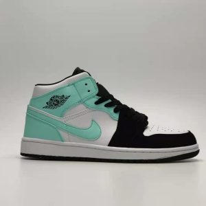 Nike Air Jordan 1 Mid Tropical Twist Igloo Teal (554725-132) Size 4.5Y/Women 6