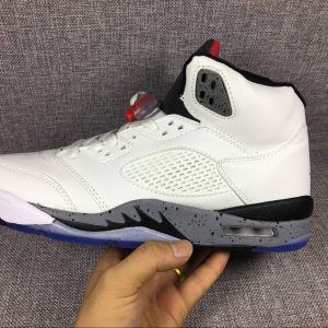 Nike Air Jordan V 5 Retro white cement Men Basketball Shoes