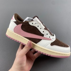 (WMNS) Air Jordan 1 Retro Low OG SP x Travis Scott 'Medium Olive' DZ4137-106
