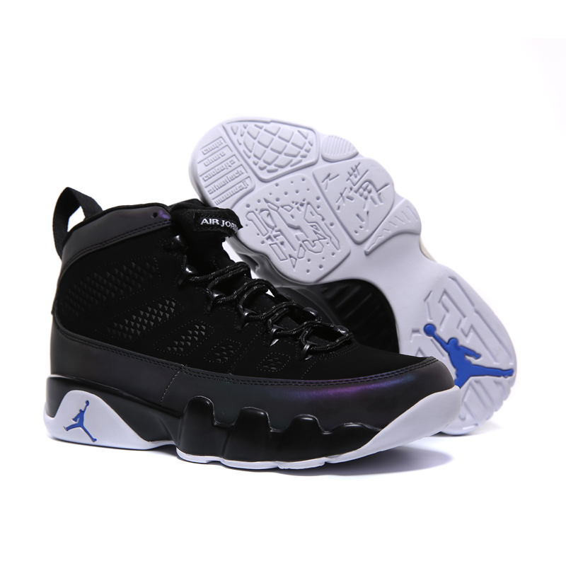 A J 9 Retro Blue Black