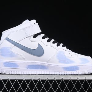 AIR FORCE 1 07 MID WHITE/GREY/BLUE/BLACK ZH0316-056