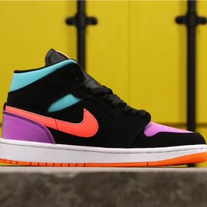 Multi-Color 554725-083 Air Jordan 1 Mid Multi-Color 554725-083