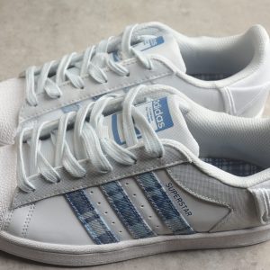 (WMNS) adidas Originals Superstar 'White Gray Blue' IG3005