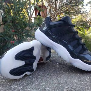 Air Jordan 11 Retro Low Black leather Low Gang New Devil King