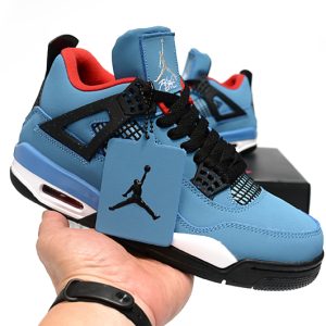 Nike Air Jordan 4 Sneaker For Men - Blue