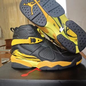 Jordan 8 Retro Taxi Yellow Black (Women's)