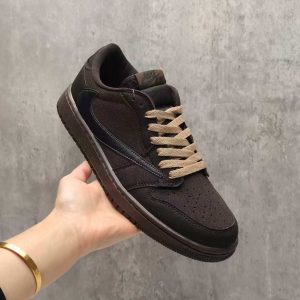 Air Jordan 1 x Travis Scott Velvet Brown and Dark Mocha