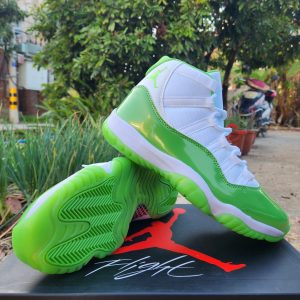 Air Jordan 11 White Green Apple Green