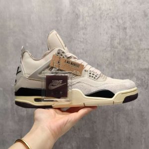 Air Jordan 4 leather mineral purple