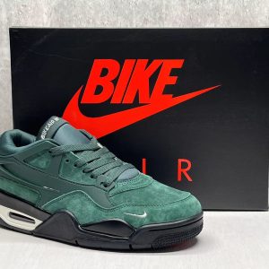 Air Jordan 4 Full leather BIKE joint green