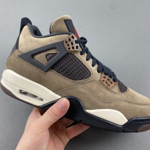 Travis Scott x Air Jordan 4 Olive Grey Black AJ4-882335