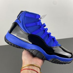Nike Air Jordan 11 Black and Blue men's basketball shoes -CT8012-400