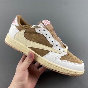 Travis Scott x Air Jordan 1 Low Shy Pink