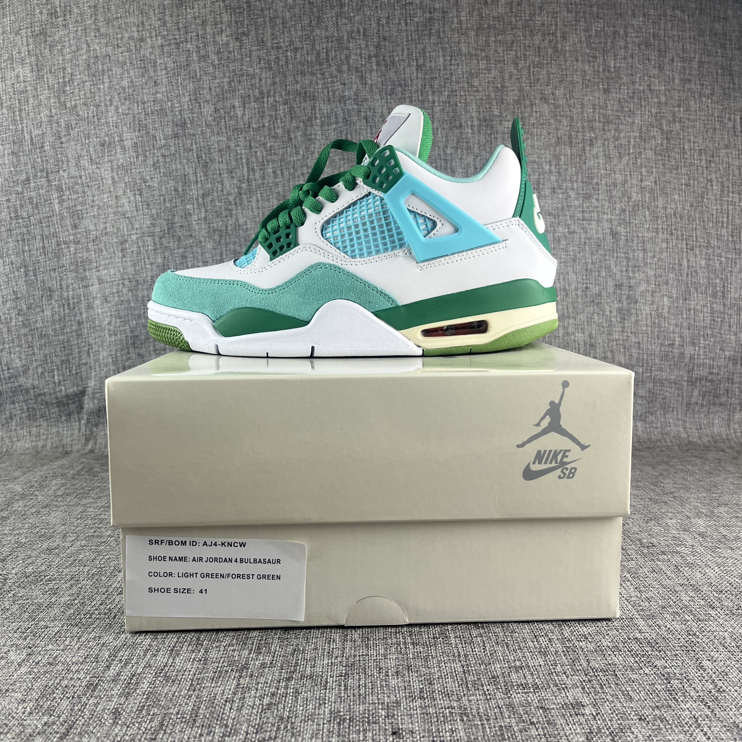 AIR JORDAN 4 BULBASAUR