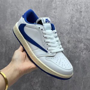 Nike Air Jordan 1 Low X Travis Scott Blue Bottom Barb