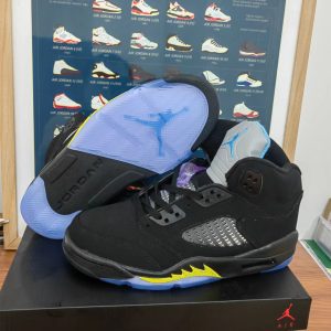 The Air Jordan 5 "Black Sky Blue"
