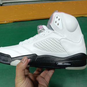 Air Jordan 5 White and Black