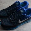 Nike Air Max 2017 Black/Blue Air cushion Mens shoes