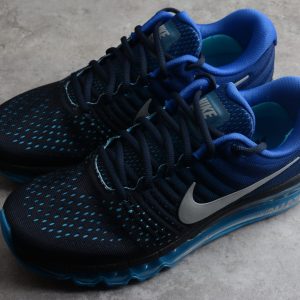Nike Air Max 2017 Black/Blue Air cushion Mens shoes