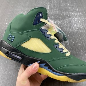Air Jordan 5 SE Craft Light Orewood Brown Green Blue Black FZ5758-003