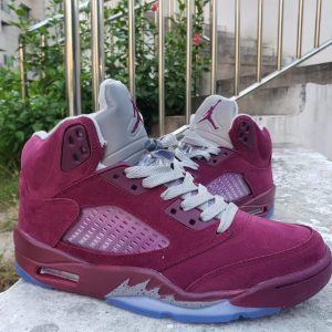 Nike air jordan 5 burgundy