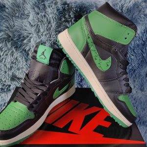 Air Jordan 1  New Black Green