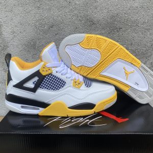 Nike AQ9129-101 Air Jordan 4 Retro W Air Jordan 4 RETRO White/Vivid Sulphur/Anthracite/Coconut Milk AQ9129-101