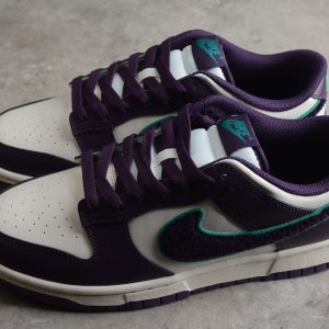 Nike Dunk Low 'Chenille Swoosh - Grand Purple' DQ7683-100